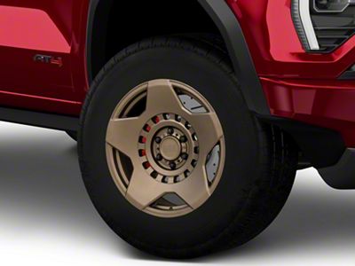 Black Rhino Muzzle Matte Bronze 6-Lug Wheel; 17x9; 0mm Offset (23-25 Canyon)
