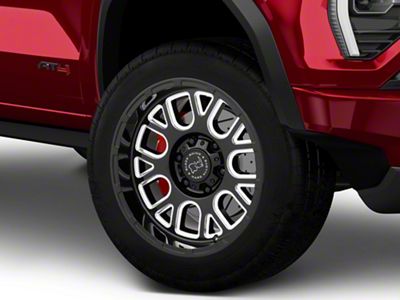 Black Rhino Pismo Gloss Black Milled 6-Lug Wheel; 20x9.5; 6mm Offset (23-25 Canyon)