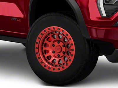 Black Rhino Primm Candy Red with Black Bolts 6-Lug Wheel; 17x9; 0mm Offset (23-25 Canyon)