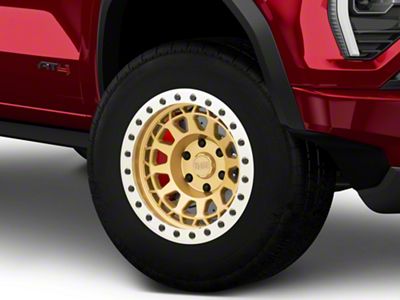 Black Rhino Primm Matte Gold 6-Lug Wheel; 17x8.5; -30mm Offset (23-25 Canyon)