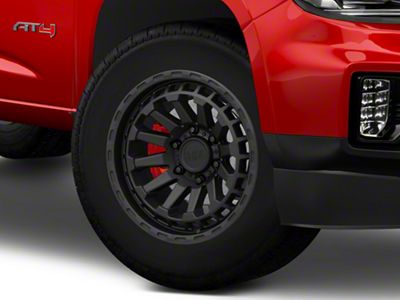 Black Rhino Raid Matte Black 6-Lug Wheel; 18x9.5; 12mm Offset (15-22 Canyon)