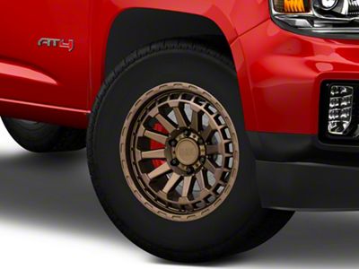 Black Rhino Raid Matte Bronze 6-Lug Wheel; 17x8.5; 0mm Offset (15-22 Canyon)