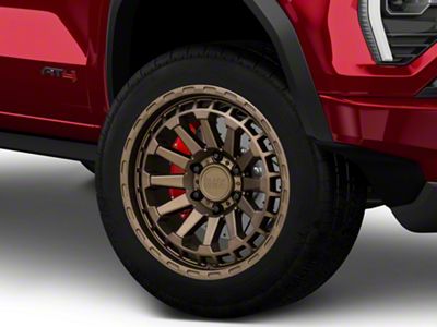 Black Rhino Raid Matte Bronze 6-Lug Wheel; 20x9.5; 12mm Offset (23-25 Canyon)