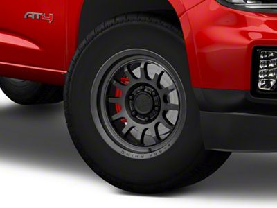 Black Rhino Rapid Matte Brushed Gunmetal 6-Lug Wheel; 17x9; 12mm Offset (15-22 Canyon)