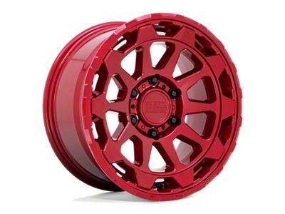 Black Rhino Rotor Candy Red 6-Lug Wheel; 17x8.5; -18mm Offset (23-24 Canyon)