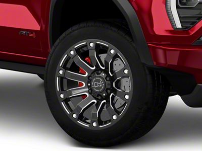 Black Rhino Selkirk Gloss Black Milled 6-Lug Wheel; 20x10; -12mm Offset (23-25 Canyon)