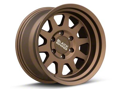 Black Rhino Stadium Matte Bronze 6-Lug Wheel; 17x9.5; -18mm Offset (23-25 Canyon)
