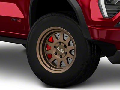 Black Rhino Stadium Matte Bronze 6-Lug Wheel; 17x9.5; -18mm Offset (23-25 Canyon)