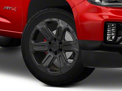 Black Rhino Wanaka Matte Black 6-Lug Wheel; 20x9; 12mm Offset (15-22 Canyon)
