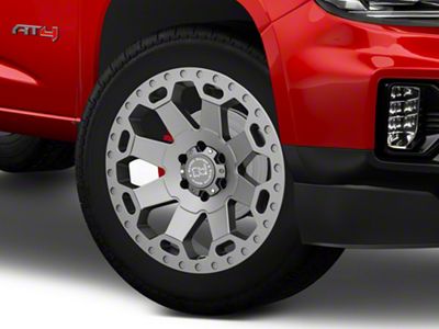 Black Rhino Warlord Matte Gunmetal 6-Lug Wheel; 20x9; 12mm Offset (15-22 Canyon)