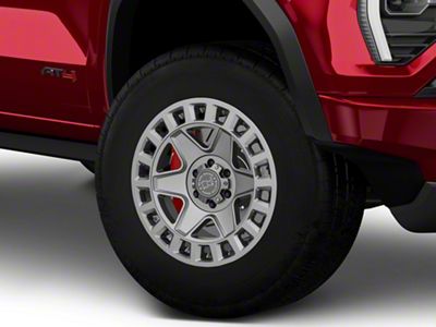 Black Rhino York Matte Gunmetal 6-Lug Wheel; 17x9; -12mm Offset (23-25 Canyon)