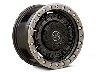 Black Rhino Abrams Gloss Gunblack with Machined Dark Tint 6-Lug Wheel; 17x8.5; 0mm Offset (23-24 Colorado)