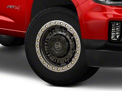 Black Rhino Abrams Gloss Gunblack with Machined Dark Tint 6-Lug Wheel; 18x9.5; 12mm Offset (15-22 Canyon)