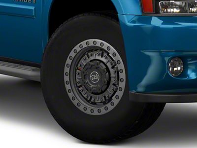 Black Rhino Abrams Textured Matte Gunmetal 6-Lug Wheel; 17x8.5; 0mm Offset (23-25 Colorado)