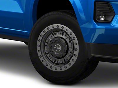 Black Rhino Abrams Textured Matte Gunmetal 6-Lug Wheel; 18x9.5; 12mm Offset (23-25 Colorado)