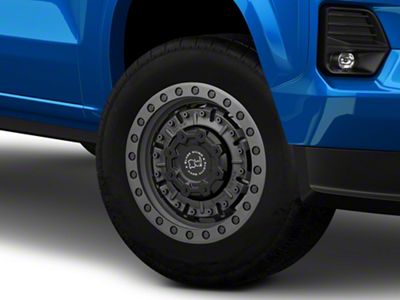 Black Rhino Abrams Textured Matte Gunmetal 6-Lug Wheel; 18x9.5; -18mm Offset (23-25 Colorado)
