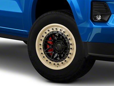 Black Rhino Alpha Matte Black with Sand Lip 6-Lug Wheel; 18x9; 20mm Offset (23-25 Colorado)