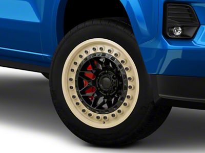 Black Rhino Alpha Matte Black with Sand Lip 6-Lug Wheel; 20x10; -18mm Offset (23-25 Colorado)