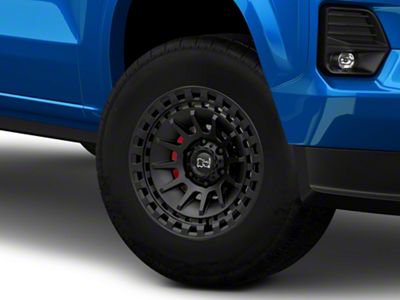 Black Rhino Barrage Matte Black 6-Lug Wheel; 17x8.5; -10mm Offset (23-25 Colorado)