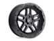 Black Rhino Barstow Textured Matte Black 6-Lug Wheel; 17x9.5; 12mm Offset (15-22 Colorado)