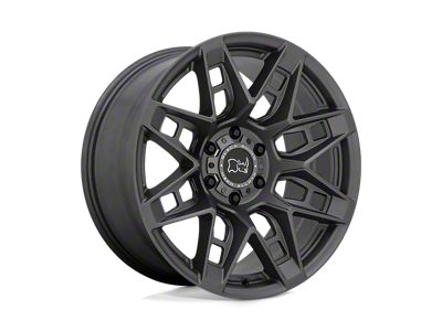 Black Rhino Caprock Matte Gunmetal 6-Lug Wheel; 18x9.5; -18mm Offset (23-25 Colorado)