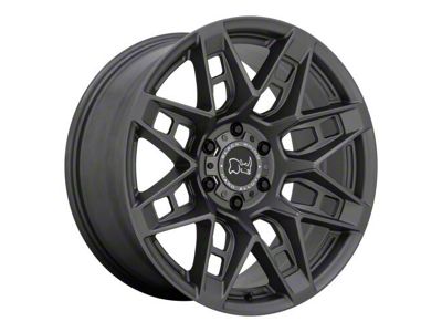 Black Rhino Caprock Matte Gunmetal 6-Lug Wheel; 18x9.5; 12mm Offset (23-25 Colorado)
