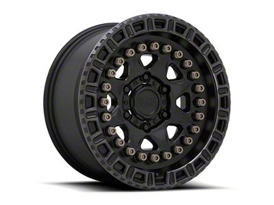 Black Rhino Carbine Matte Black with Machined Tinted Ring and Bronze Bolts 6-Lug Wheel; 20x9; 0mm Offset (23-24 Colorado)