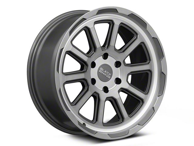 Black Rhino Chase Brushed Gunmetal 6-Lug Wheel; 17x9; 12mm Offset (15-22 Colorado)