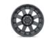 Black Rhino Cleghorn Matte Black 6-Lug Wheel; 17x8.5; 12mm Offset (15-22 Colorado)