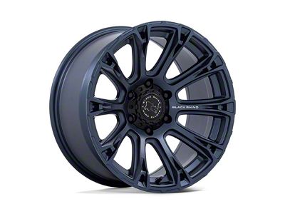 Black Rhino Diamondback Metallic Blue 6-Lug Wheel; 17x8.5; 25mm Offset (23-25 Colorado)