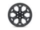 Black Rhino Gauntlet Semi Gloss Black with Gunmetal Bolts 6-Lug Wheel; 18x9; 12mm Offset (15-22 Colorado)