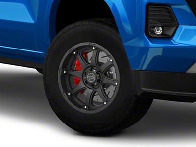 Black Rhino Glamis Matte Black 6-Lug Wheel; 17x9; 12mm Offset (23-25 Colorado)