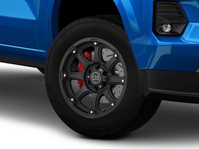 Black Rhino Glamis Matte Black 6-Lug Wheel; 18x9; 12mm Offset (23-25 Colorado)