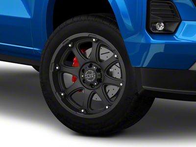 Black Rhino Glamis Matte Black 6-Lug Wheel; 20x9; 12mm Offset (23-25 Colorado)
