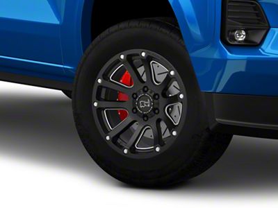 Black Rhino Highland Matte Black 6-Lug Wheel; 18x9.5; -12mm Offset (23-25 Colorado)