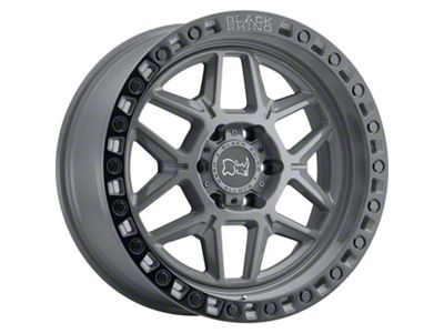Black Rhino Kelso Battleship Gray with Black Ring 6-Lug Wheel; 20x9; 12mm Offset (23-25 Colorado)