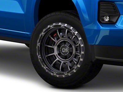 Black Rhino Legion Matte Black with Gray Tint 6-Lug Wheel; 20x10; -18mm Offset (23-25 Colorado)