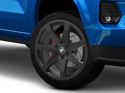 Black Rhino Mozambique Matte Black 6-Lug Wheel; 22x9.5; 25mm Offset (23-25 Colorado)