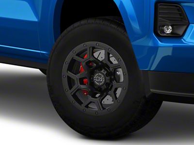 Black Rhino Overland Matte Black 6-Lug Wheel; 17x9.5; -18mm Offset (23-26 Colorado)