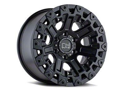 Black Rhino Ozark Matte Black 6-Lug Wheel; 17x9.5; 12mm Offset (23-24 Colorado)
