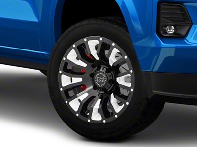 Black Rhino Pinatubo Gloss Black Milled 6-Lug Wheel; 20x12; -44mm Offset (23-25 Colorado)