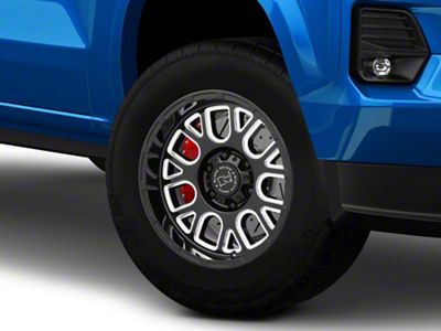 Black Rhino Pismo Gloss Black Milled 6-Lug Wheel; 18x9.5; -18mm Offset (23-25 Colorado)