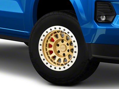 Black Rhino Primm Matte Gold 6-Lug Wheel; 17x8.5; -30mm Offset (23-25 Colorado)