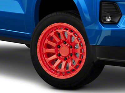 Black Rhino Raid Gloss Red 6-Lug Wheel; 20x9.5; 12mm Offset (23-26 Colorado)