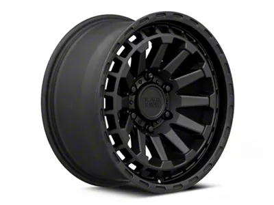 Black Rhino Raid Matte Black 6-Lug Wheel; 17x8.5; -18mm Offset (23-25 Colorado)