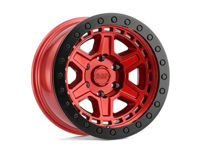 Black Rhino Reno Candy Red with Black Ring and Bolts 6-Lug Wheel; 17x8.5; -30mm Offset (23-26 Colorado)