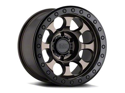 Black Rhino Riot Matte Bronze with Black Ring 6-Lug Wheel; 17x8.5; -30mm Offset (23-25 Colorado)