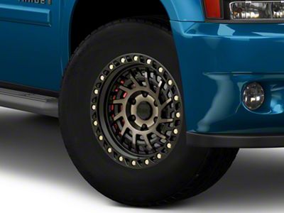 Black Rhino Shredder Matte Black with Machined Dark Tint 6-Lug Wheel; 18x9.5; 12mm Offset (23-25 Colorado)