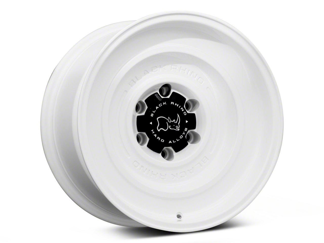 Black Rhino Colorado Solid Gloss White 6-Lug Wheel; 17x9.5; -12mm