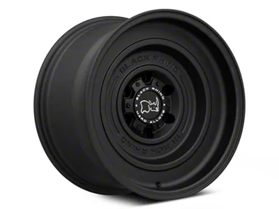 Black Rhino Solid Matte Black 6-Lug Wheel; 17x9.5; -12mm Offset (23-25 Colorado)